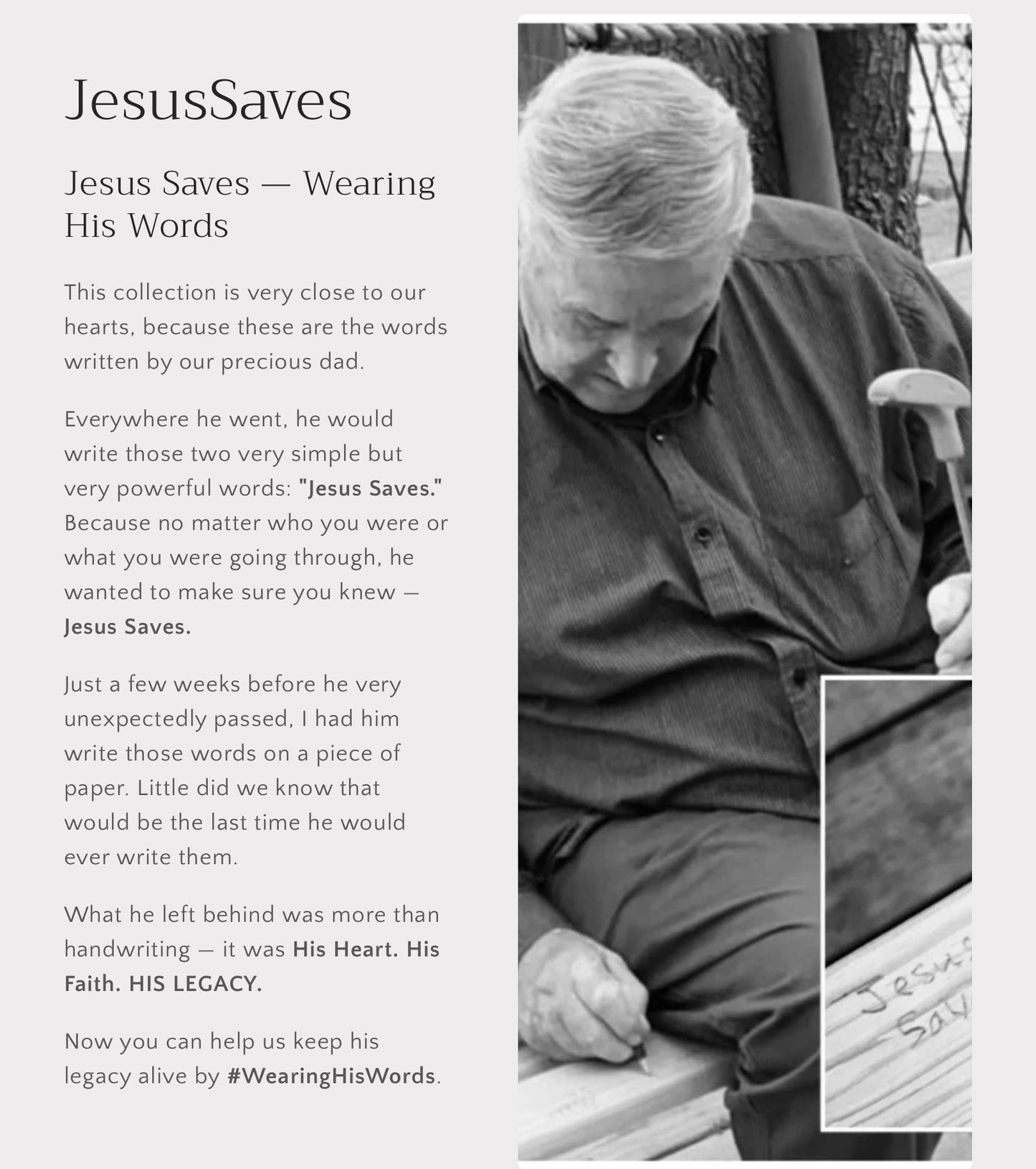 JESUS. SAVES. Lilliput The Little Things Stud Earring