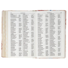 Load image into Gallery viewer, KJV Bible Giant Print Standard-size Faux Leather FloralPrint