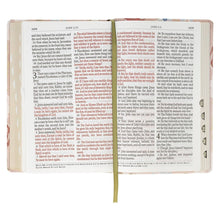 Load image into Gallery viewer, KJV Bible Giant Print Standard-size Faux Leather FloralPrint