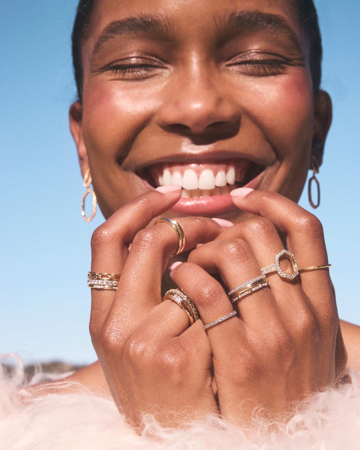 Kendra Scott Daphne Pave Gold Cocktail Ring