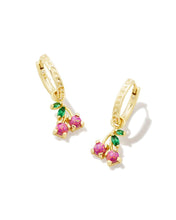 Load image into Gallery viewer, Cherry Huggie Earring