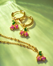 Load image into Gallery viewer, Cherry Huggie Earring