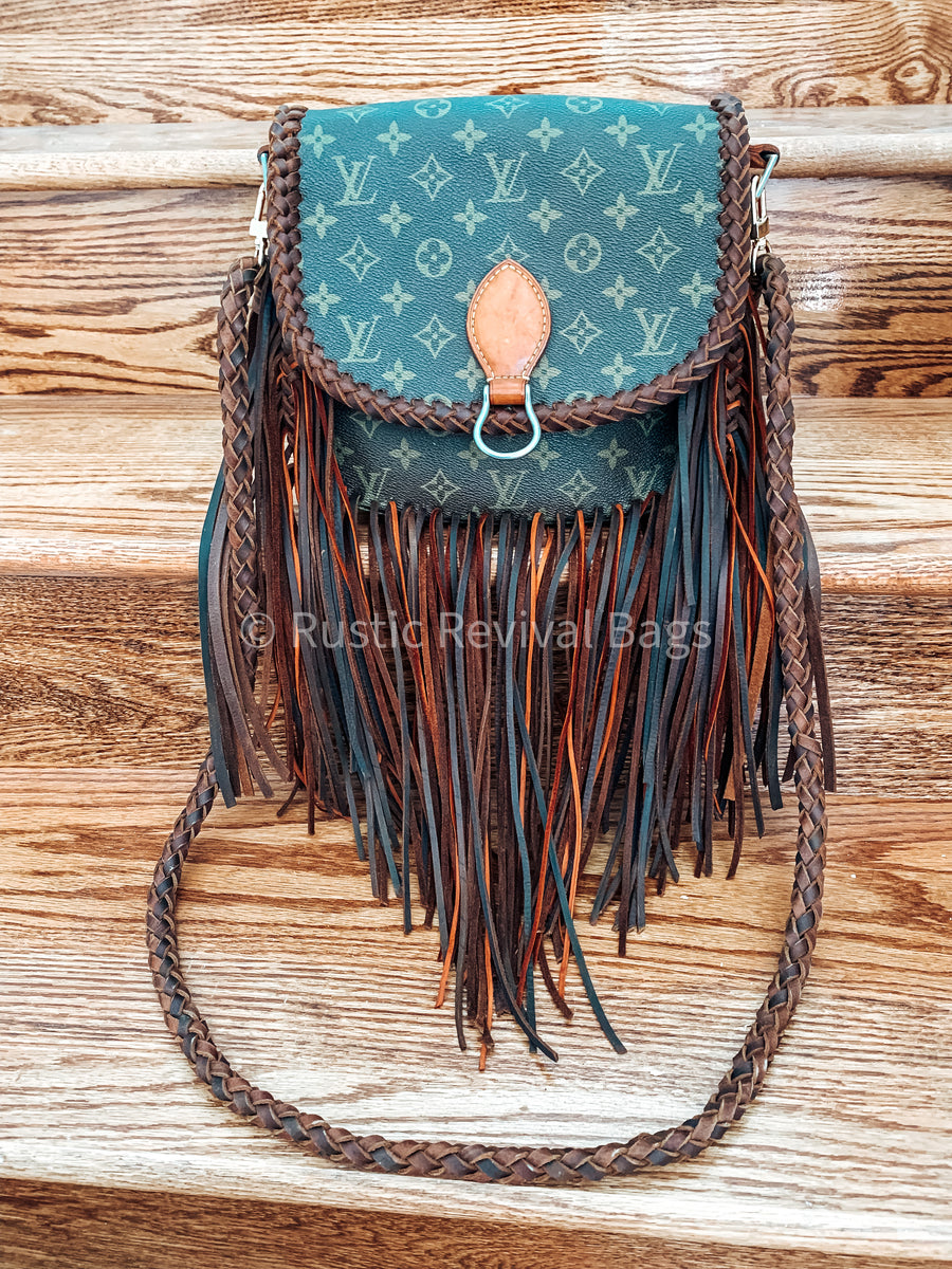 louis vuitton bag with tassels
