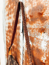 Load image into Gallery viewer, Flat braided crossbody strap