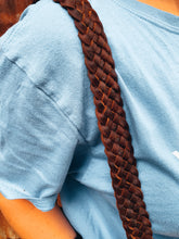 Load image into Gallery viewer, Flat braided crossbody strap