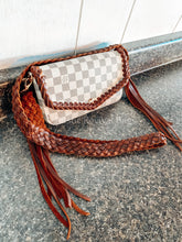Load image into Gallery viewer, Flat braided crossbody strap