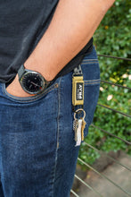 Load image into Gallery viewer, Tap To Pray® Tactical Carabiner Keychain: Black
