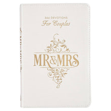 Load image into Gallery viewer, Devotional for Mr. &amp; Mrs. White Faux Leather
