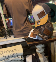 Load image into Gallery viewer, Richardson 112 Classic Premium Trucker Hat, Snapback Cap with JESUS SAVES
