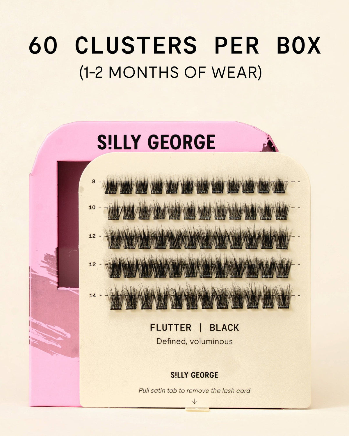 Pop-On Lashes - Flutter Black