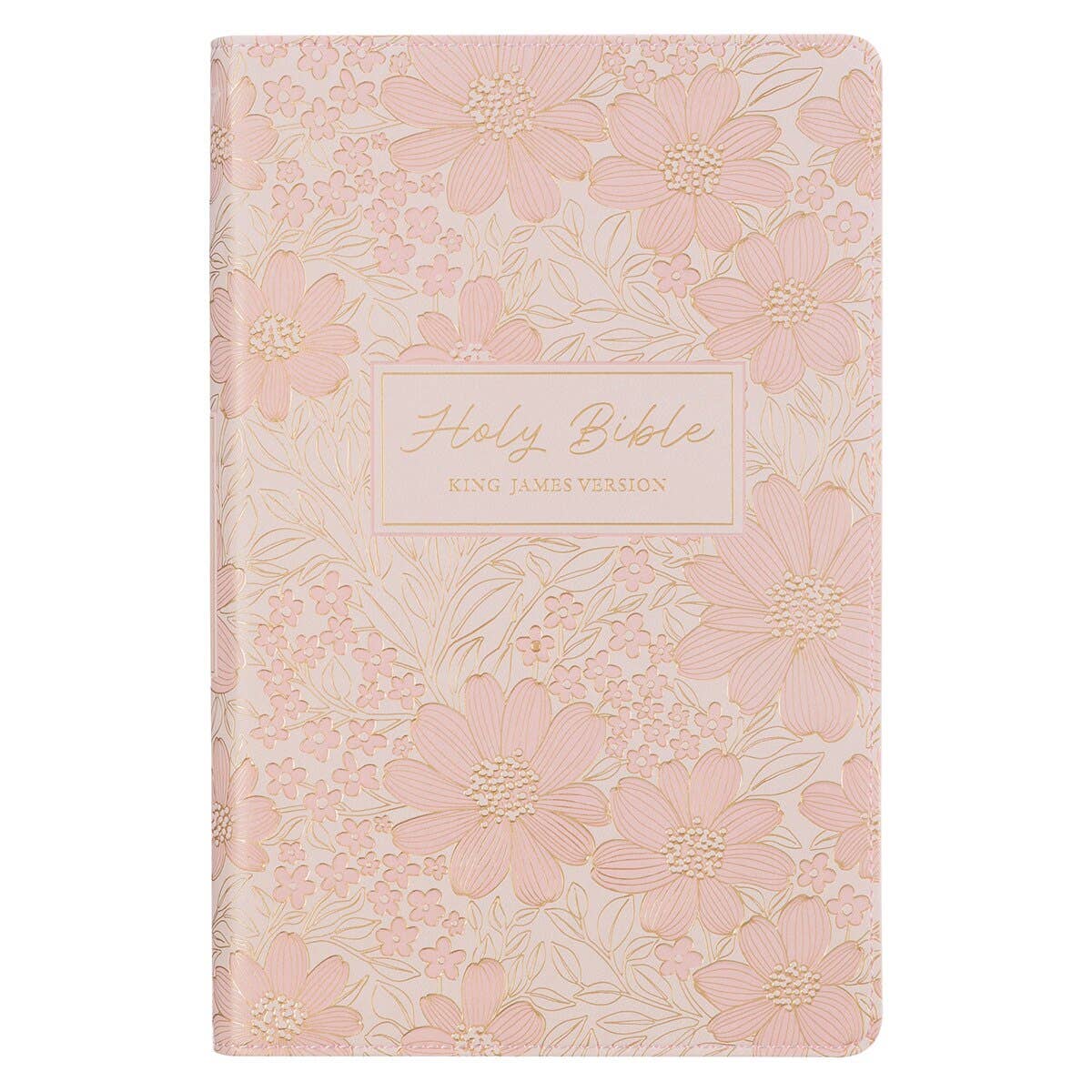 KJV Bible Deluxe Gift Faux Leather, Pink 2025