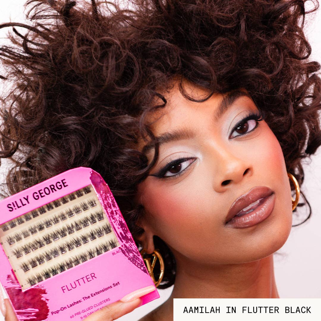 Pop-On Lashes - Flutter Black
