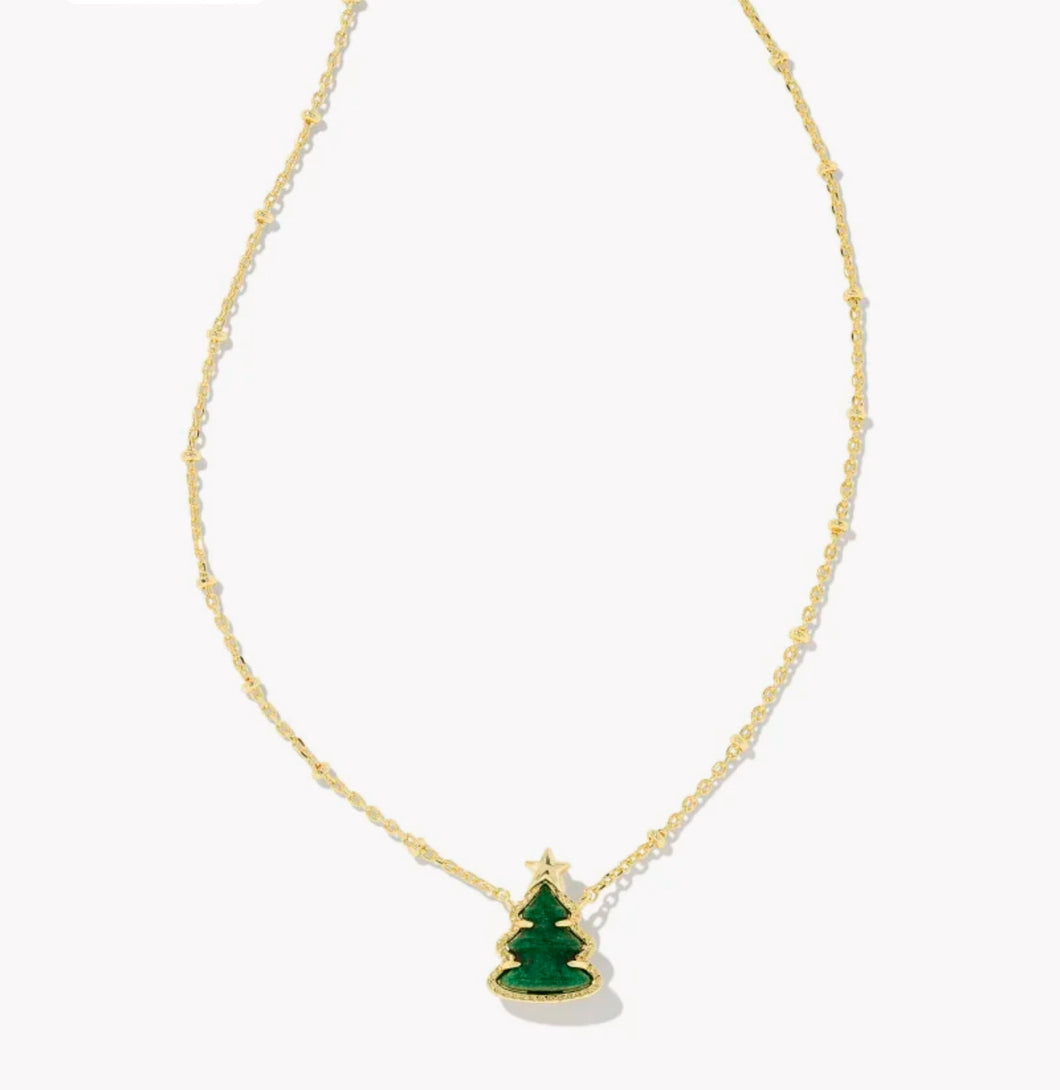 Christmas Tree Necklace