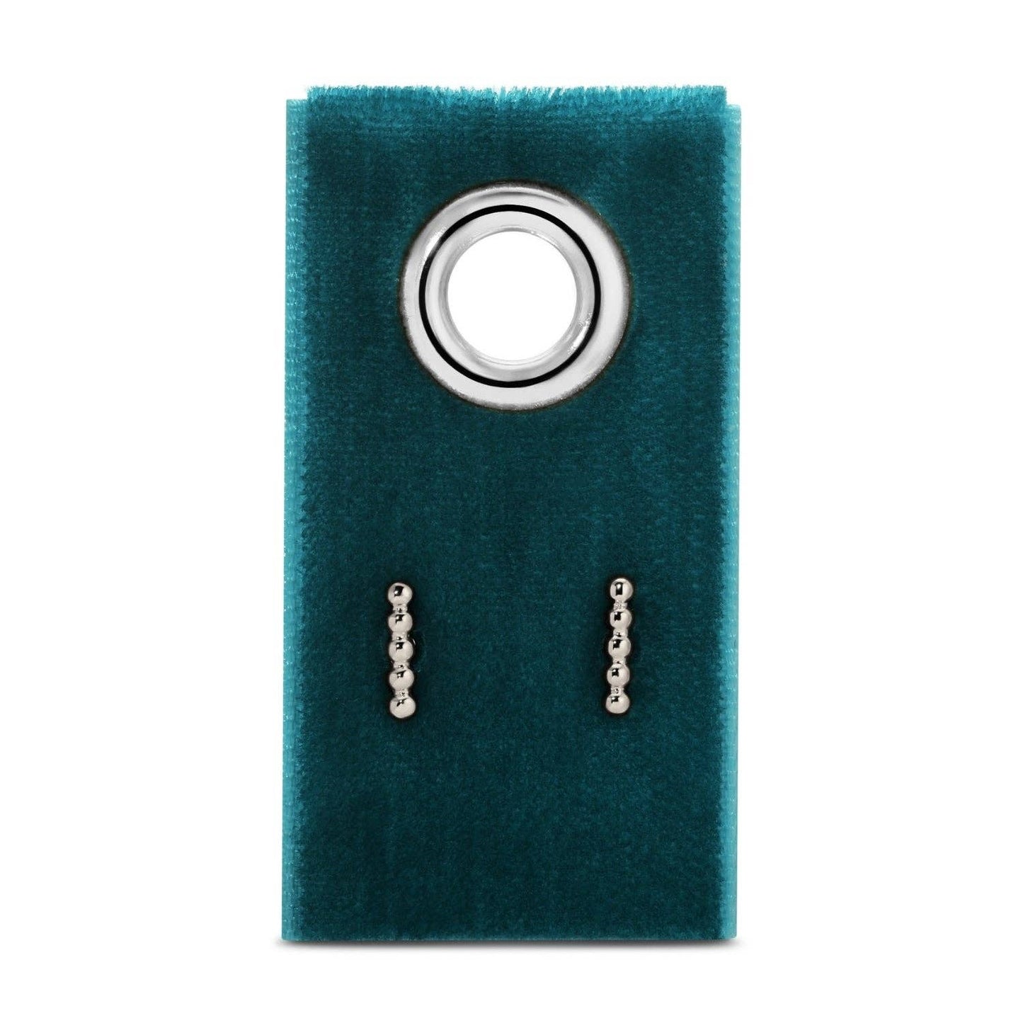 Dot Bar Stud On Velvet Gift Tag: Gold