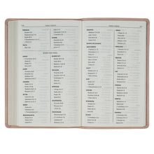 Load image into Gallery viewer, KJV Bible Gift Edition Faux Leather Blush Pink
