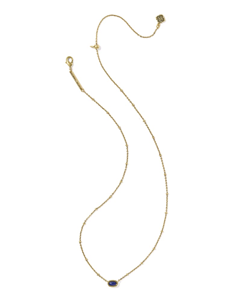 Mini Elisa Vintage Gold Satellite Short Pendant Necklace