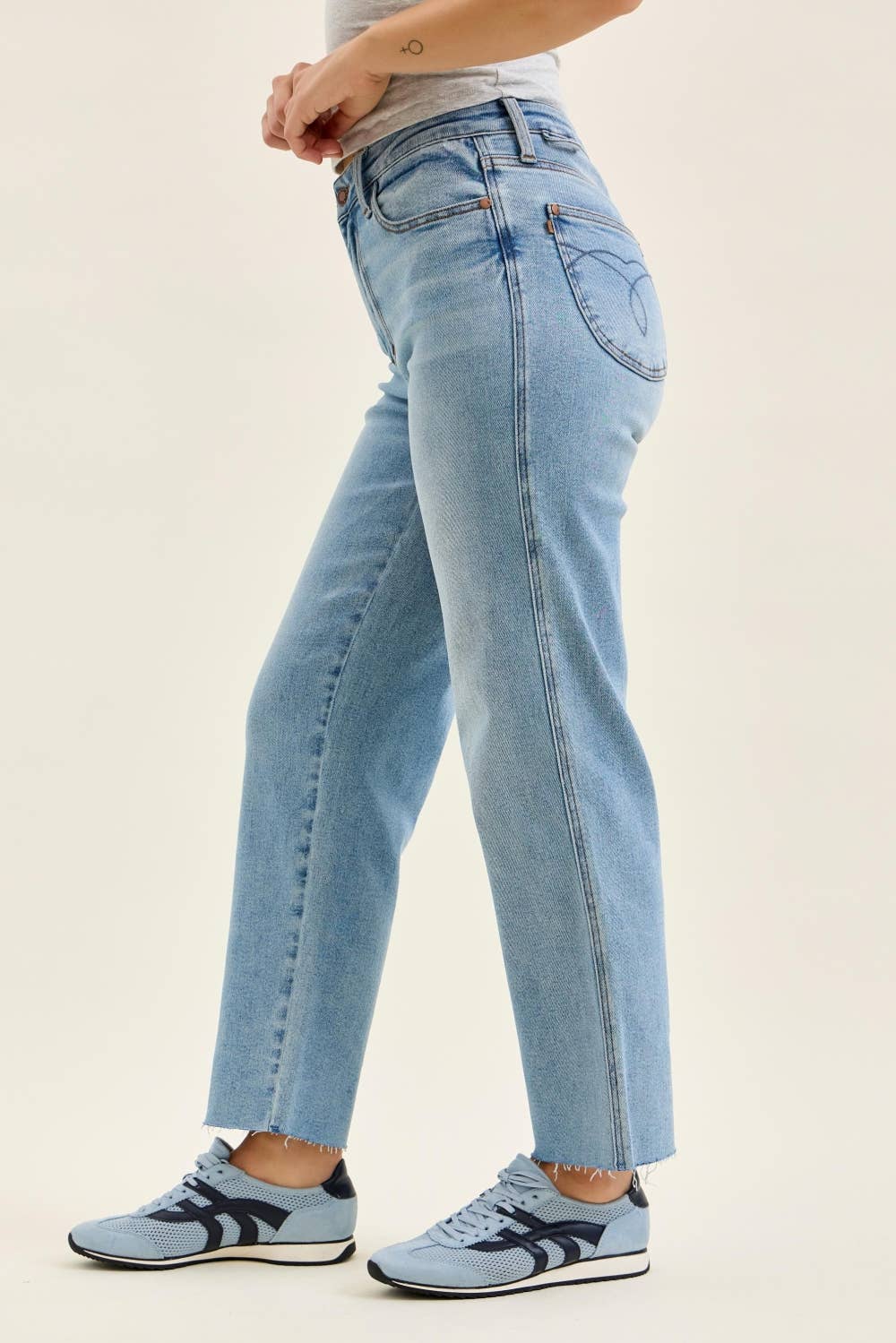 MR Ankle Straight w/ Bandana Loop: MD /