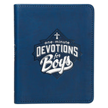 Load image into Gallery viewer, One-Minute Devotions for Boys Faux Leather
