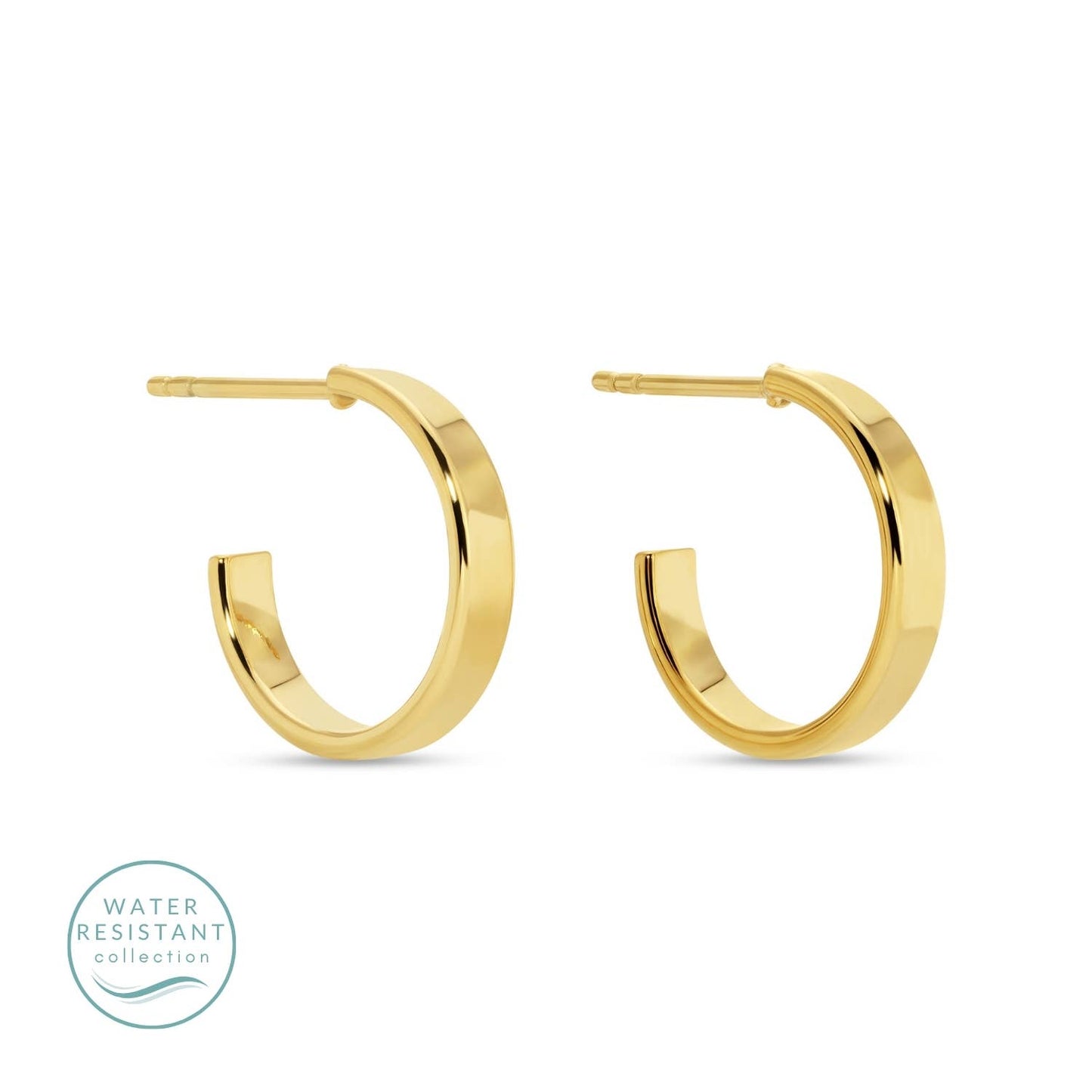 Flat Hoops, Water-Resistant: Petite