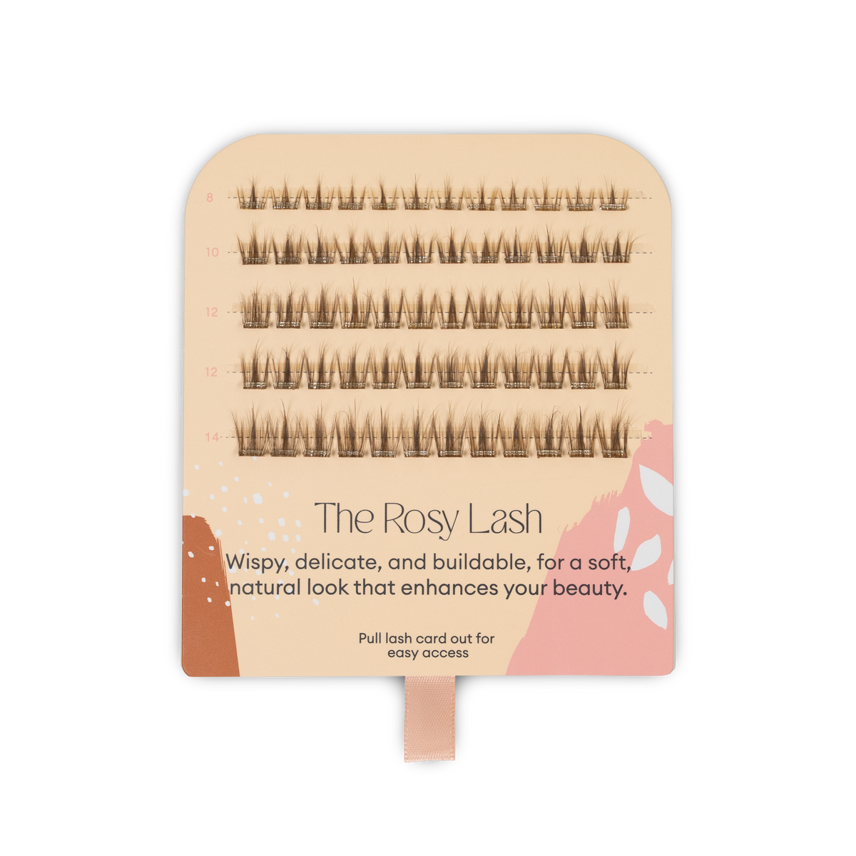 Pop-On Lashes™ - Rosy Light Brown