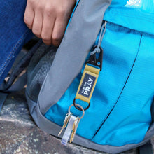 Load image into Gallery viewer, Tap To Pray® Tactical Carabiner Keychain: Black
