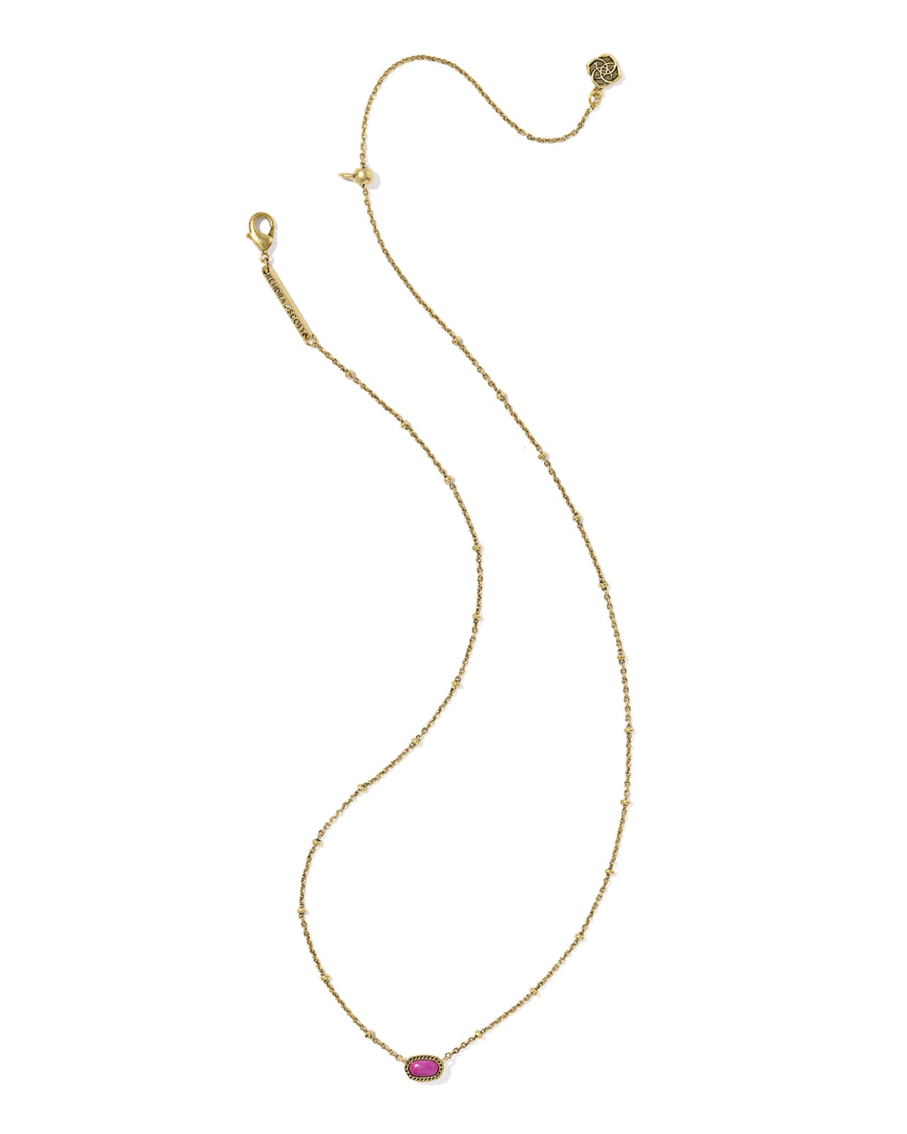 Mini Elisa Vintage Gold Satellite Short Pendant Necklace