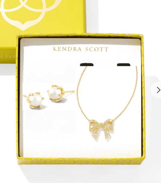 Kendra Scott Krista Bow & Ashton Stud Gift Set