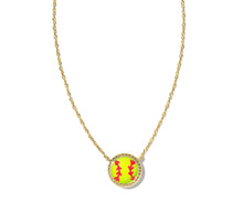 Load image into Gallery viewer, SOFTBALL SHORT PENDANT NECKLACE
