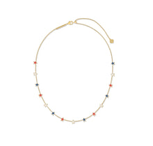 Load image into Gallery viewer, Sierra Star Strand Necklace in Red White and Blue
