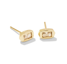 Load image into Gallery viewer, Fern Crystal Stud Earrings
