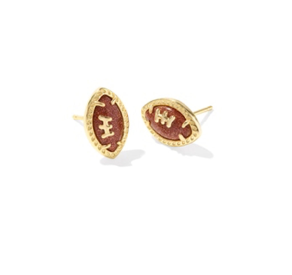 Football Stud Earring