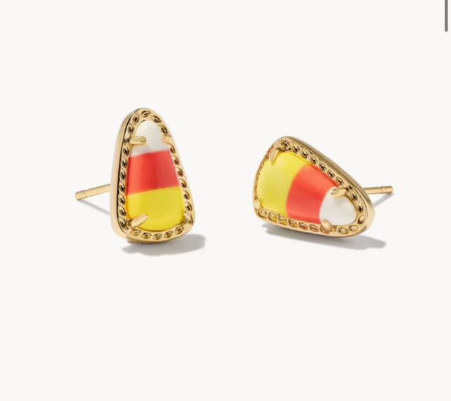 Candy Corn Earrings