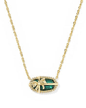 Load image into Gallery viewer, Elisa Bow Gold Short Pendant Necklace
