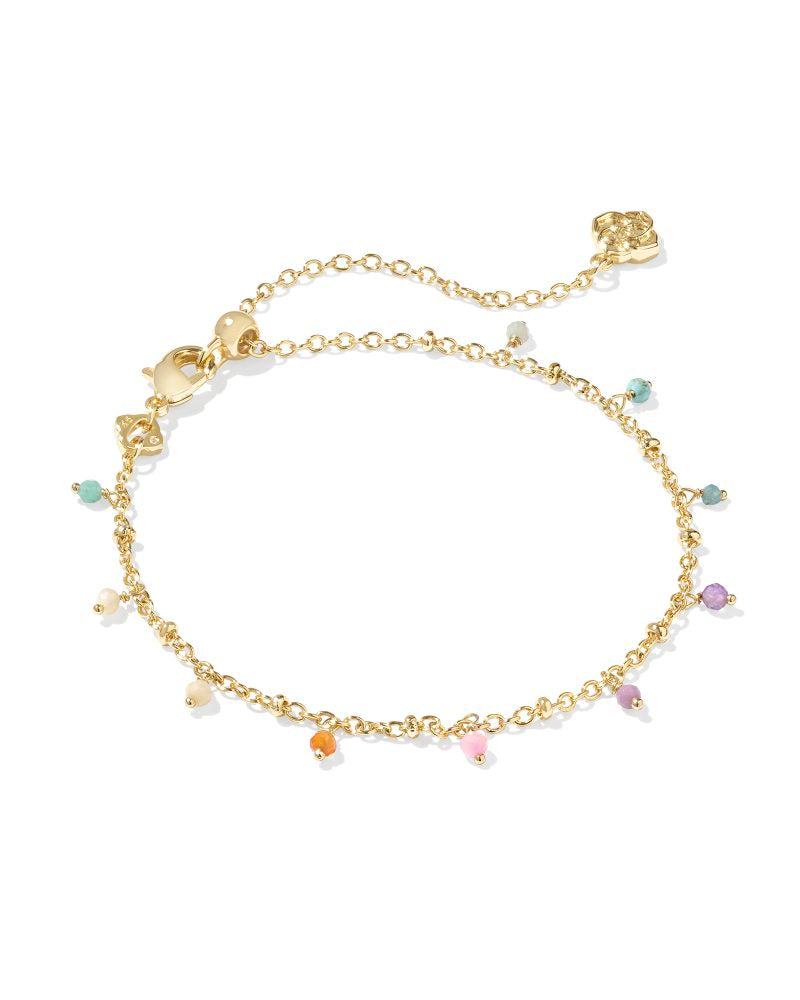 Camry Beaded Delicate Chain Bracelet