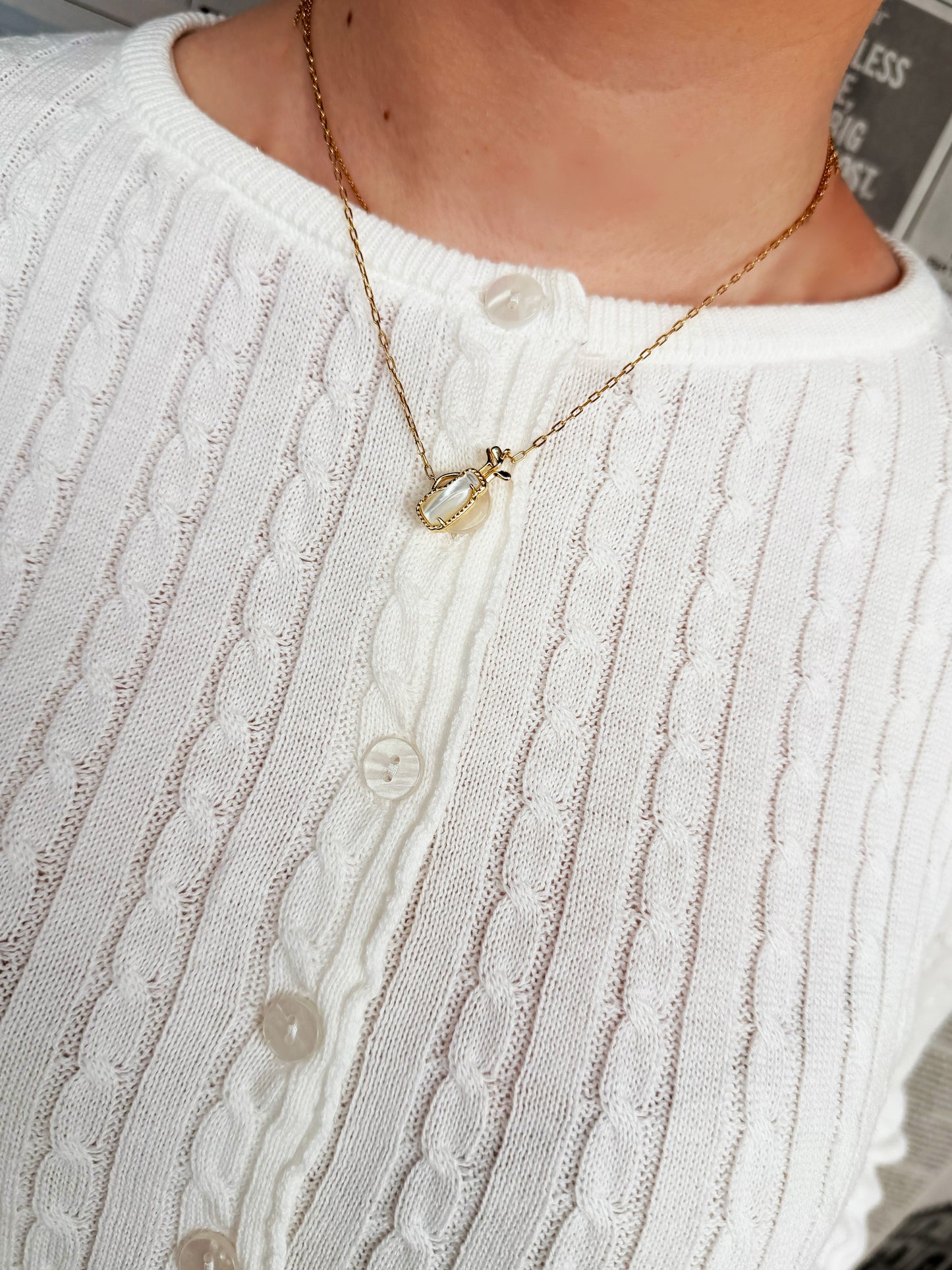 Golf Short Pendant gold