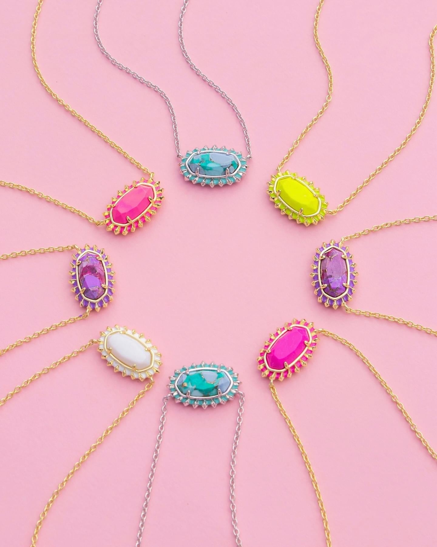 Elisa Color Burst Necklace