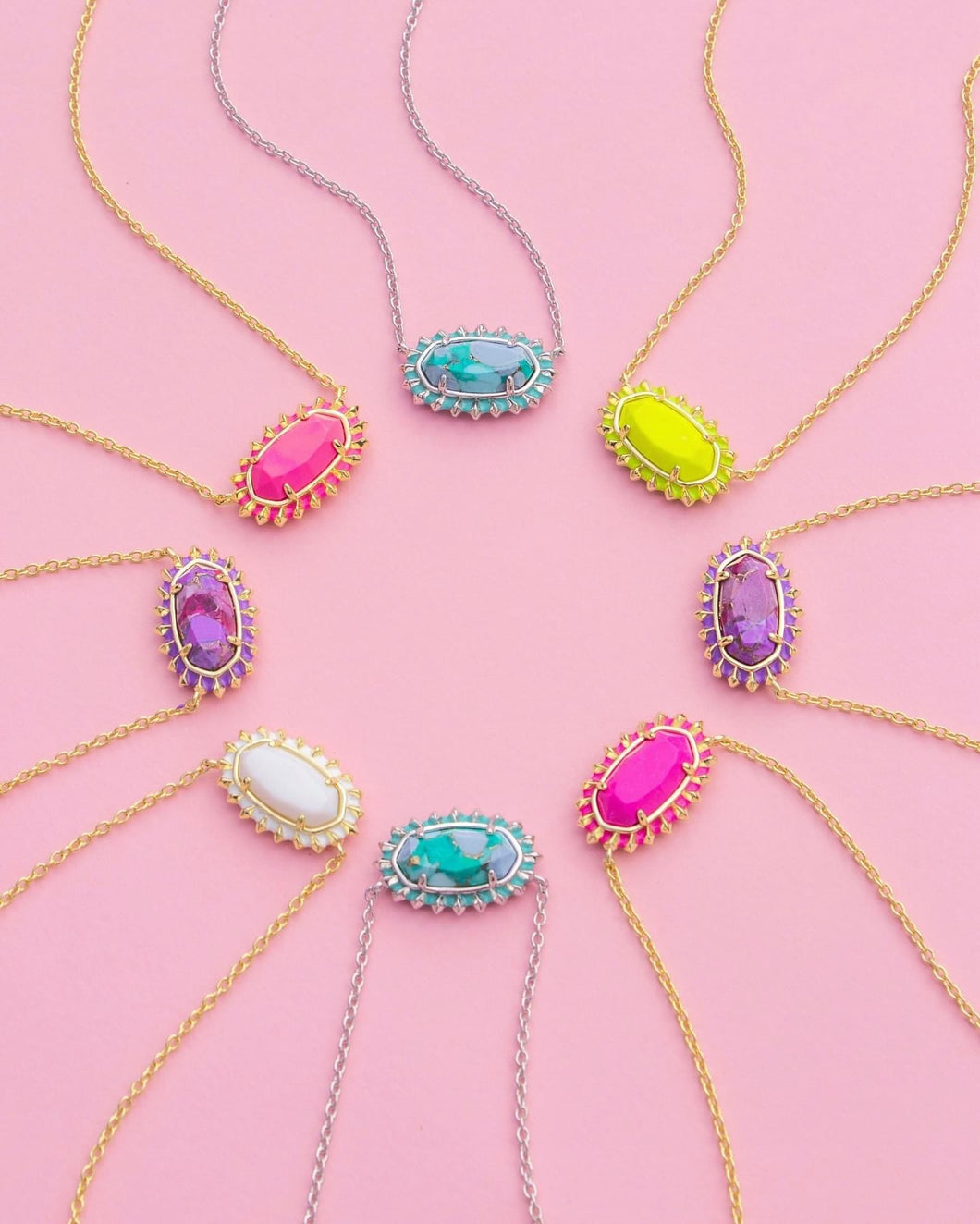 Elisa Color Burst Necklace