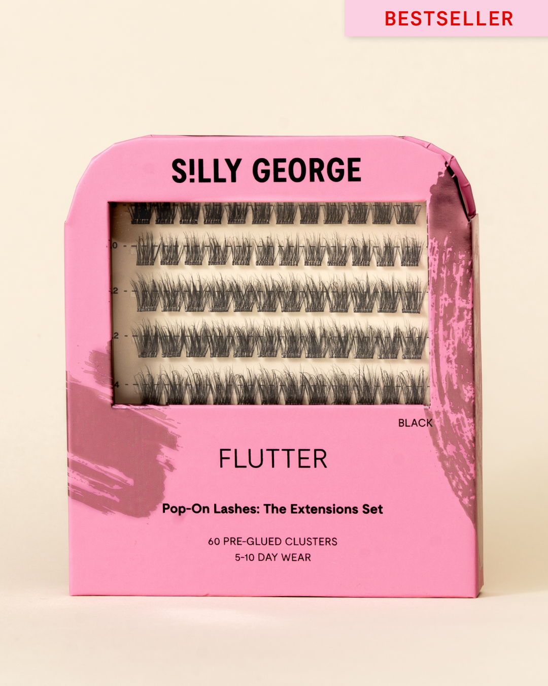 Pop-On Lashes - Flutter Black