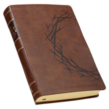 Load image into Gallery viewer, KJV Bible Giant Print Full-size Faux Leather, Crown/Amazing
