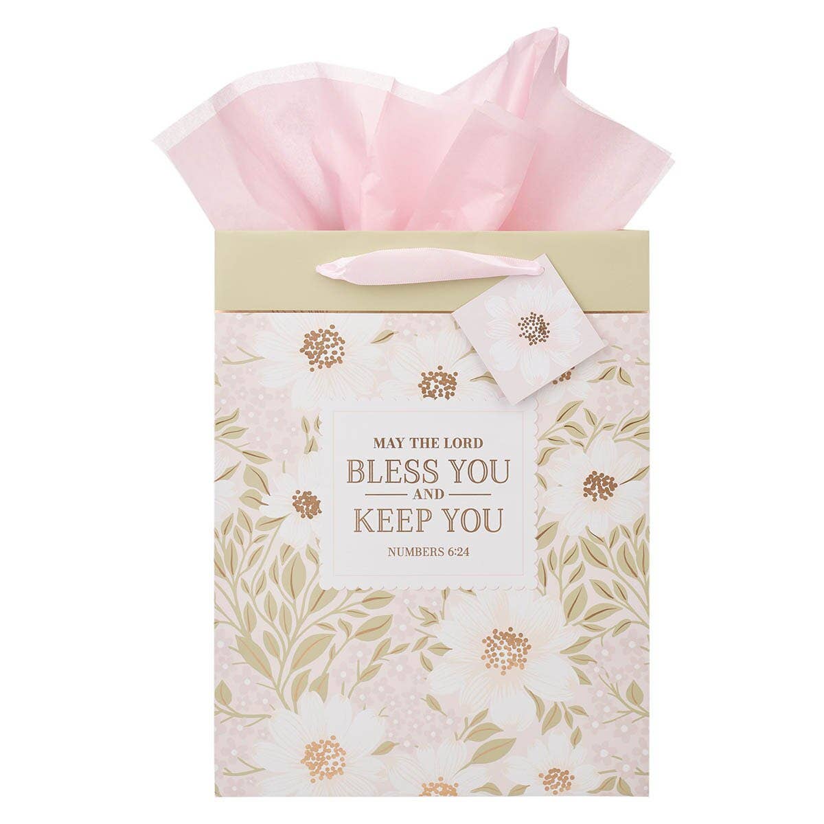 Gift Bag LG Portrait Bless You And Keep You Num. 6:24