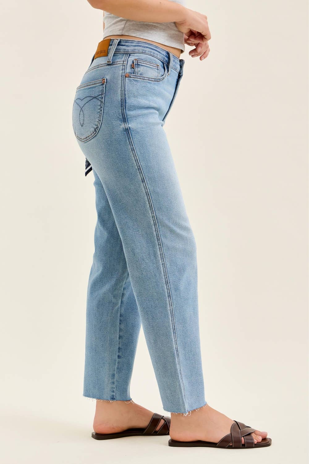 MR Ankle Straight w/ Bandana Loop: MD /