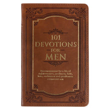 Load image into Gallery viewer, 101 Devotions for Men Faux Leather
