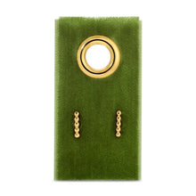Load image into Gallery viewer, Dot Bar Stud On Velvet Gift Tag: Gold
