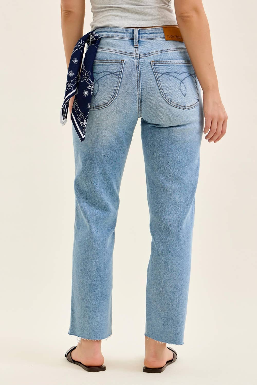 MR Ankle Straight w/ Bandana Loop: MD /