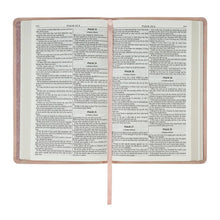 Load image into Gallery viewer, KJV Bible Gift Edition Faux Leather Blush Pink
