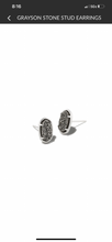 Load image into Gallery viewer, Grayson Stone Stud Earrings
