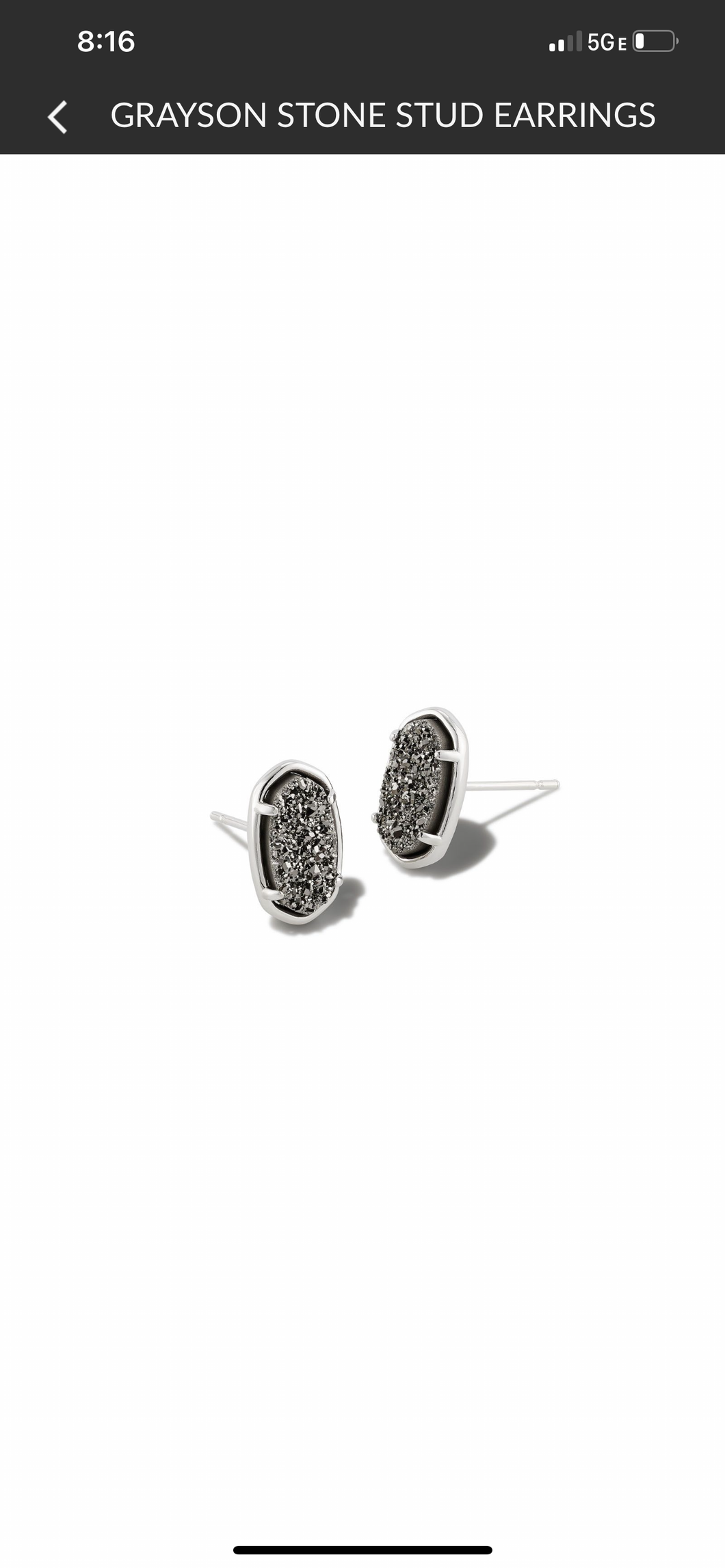 Grayson Stone Stud Earrings