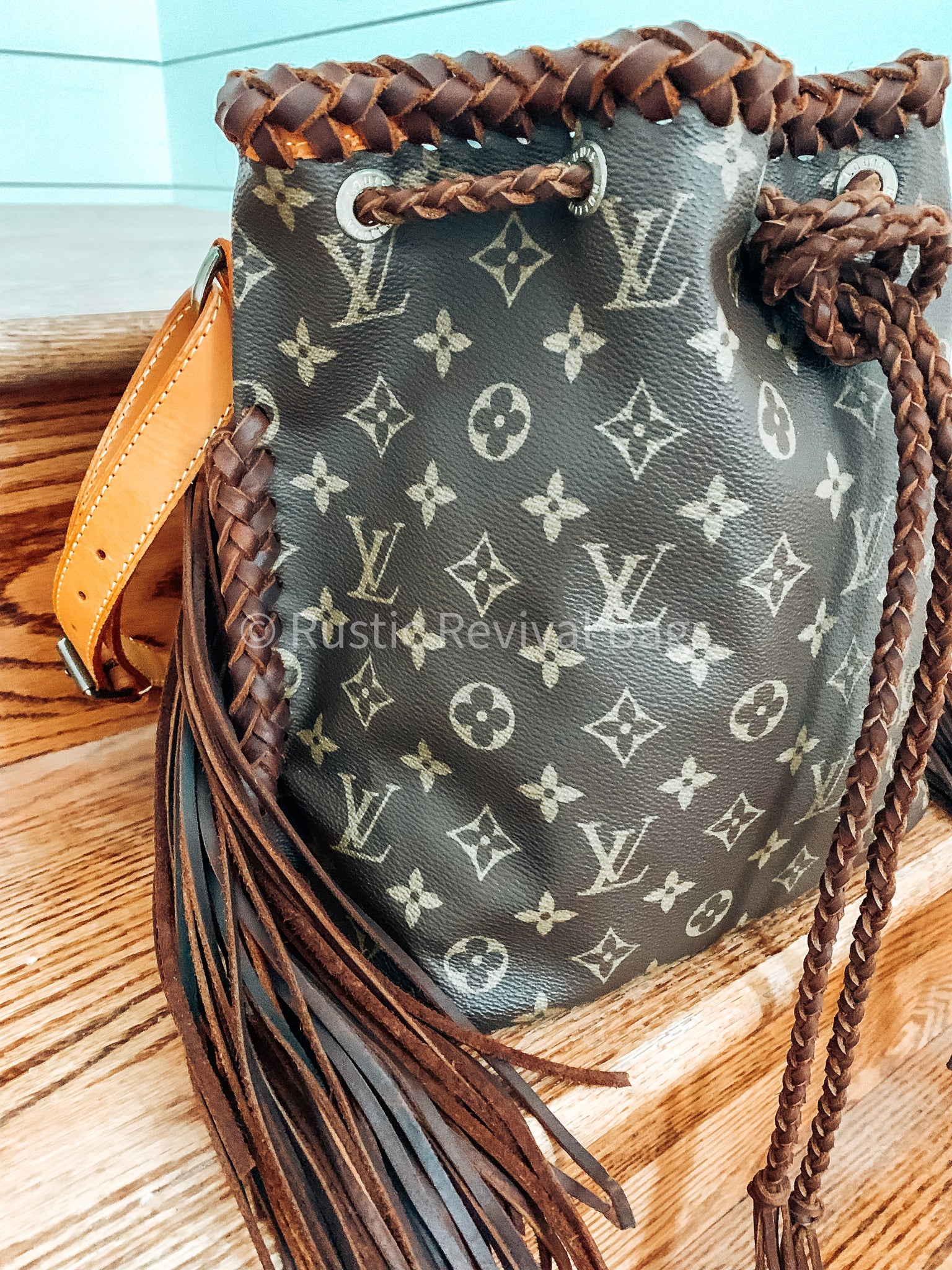 Louis Vuitton Bag With Braided Handle