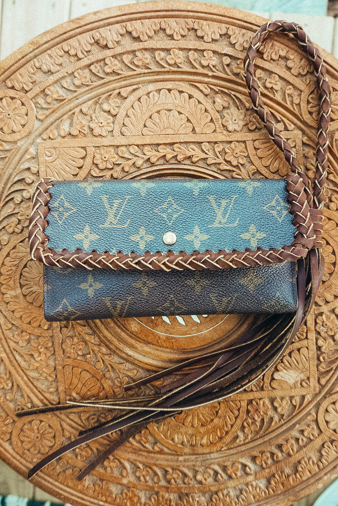 Revamped Louis Vuitton Dark Brown Pocket Wallet