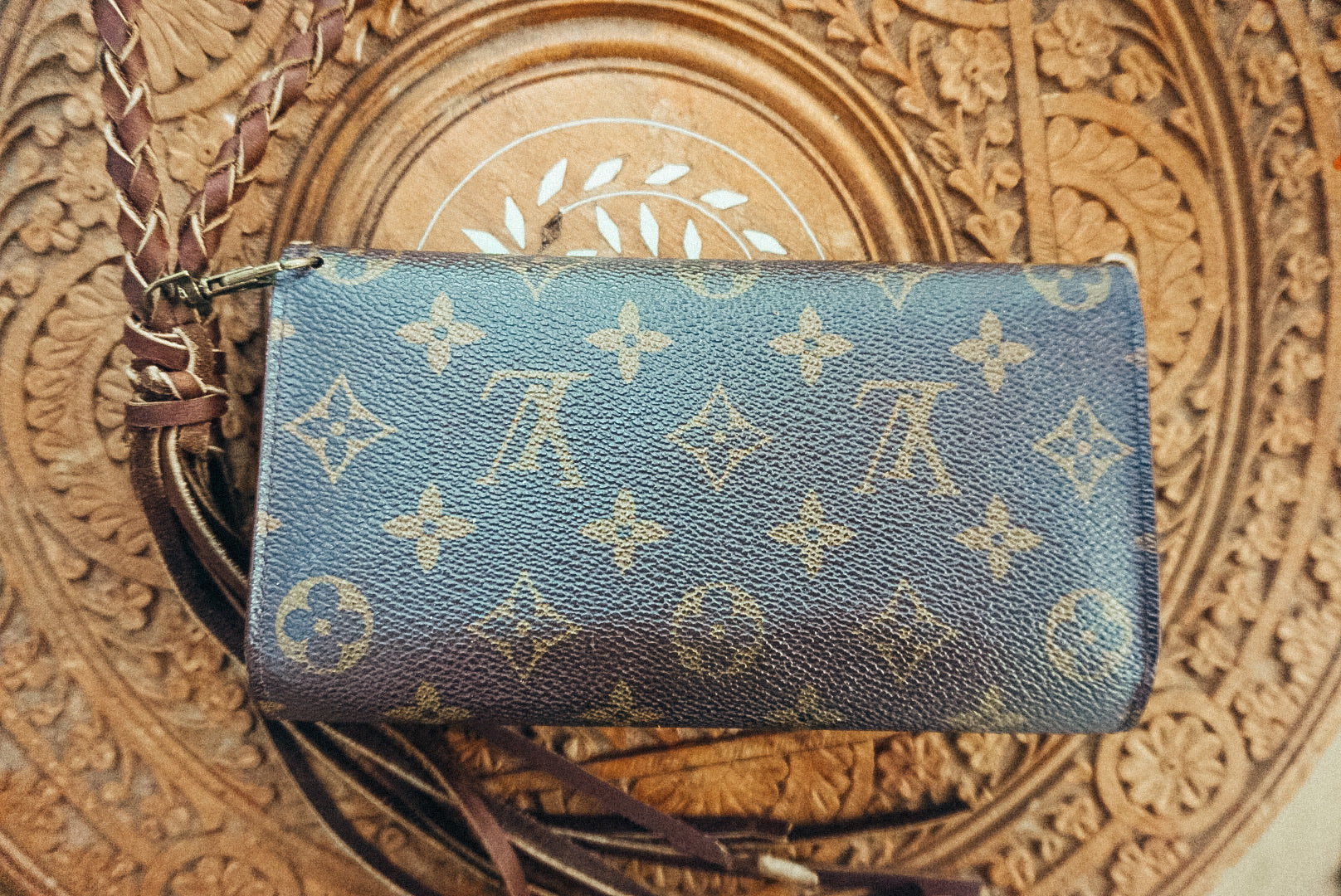 RvceShops Revival, Louis Vuitton Flap Wallet in Monogram Canvas